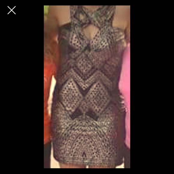 Sparkly fitted dress - Picture 1 of 3